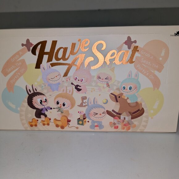 Pop Mart Labubu The Monsters Have a Seat Vinyl Plush Pendant - Picture 1 of 5